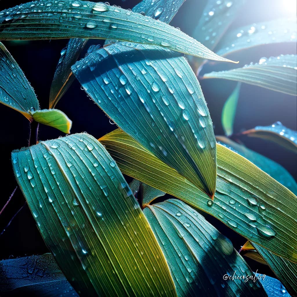 Orvalho on Leaves