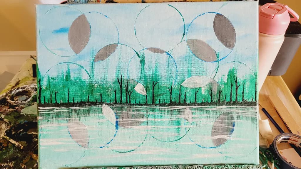 Turquoise Lake Reflections