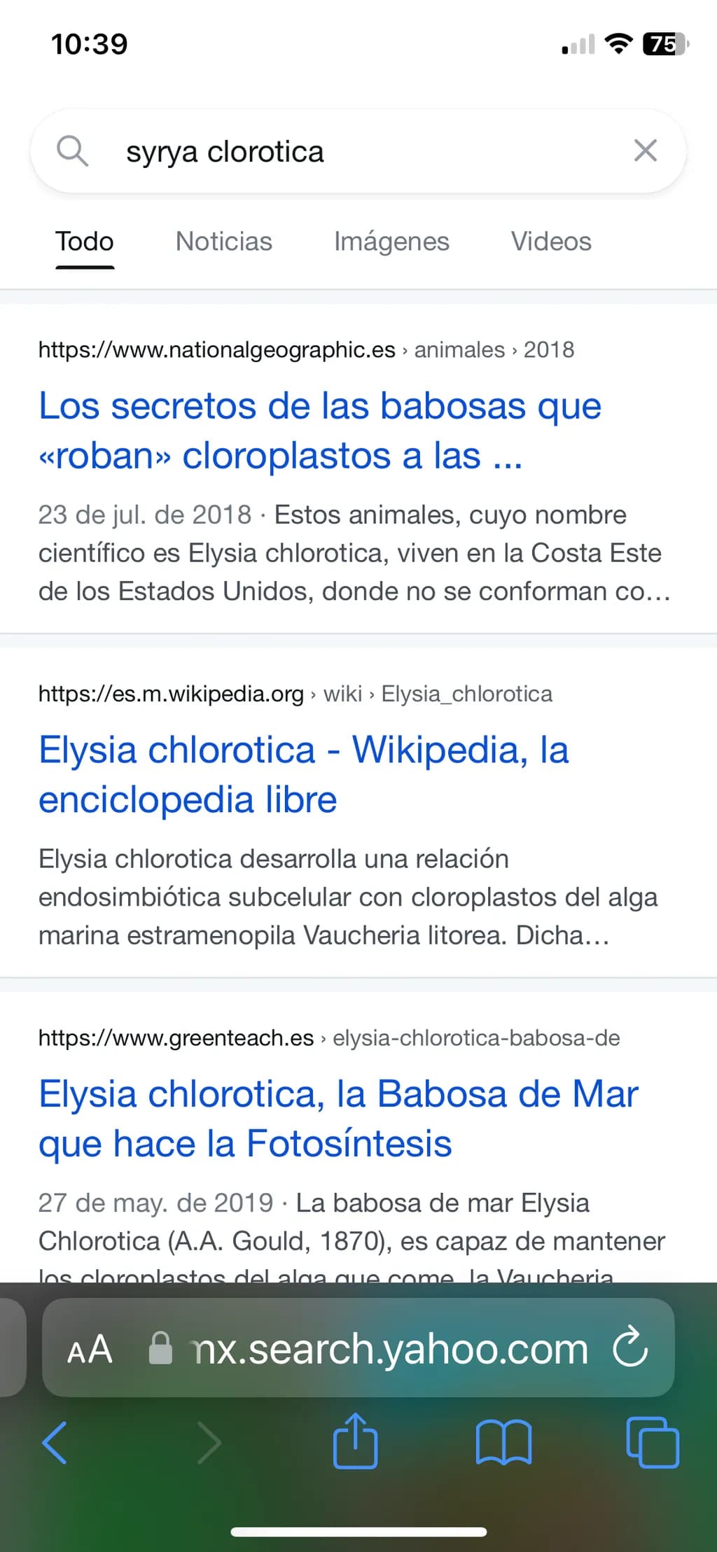 Elysia Chlorotica