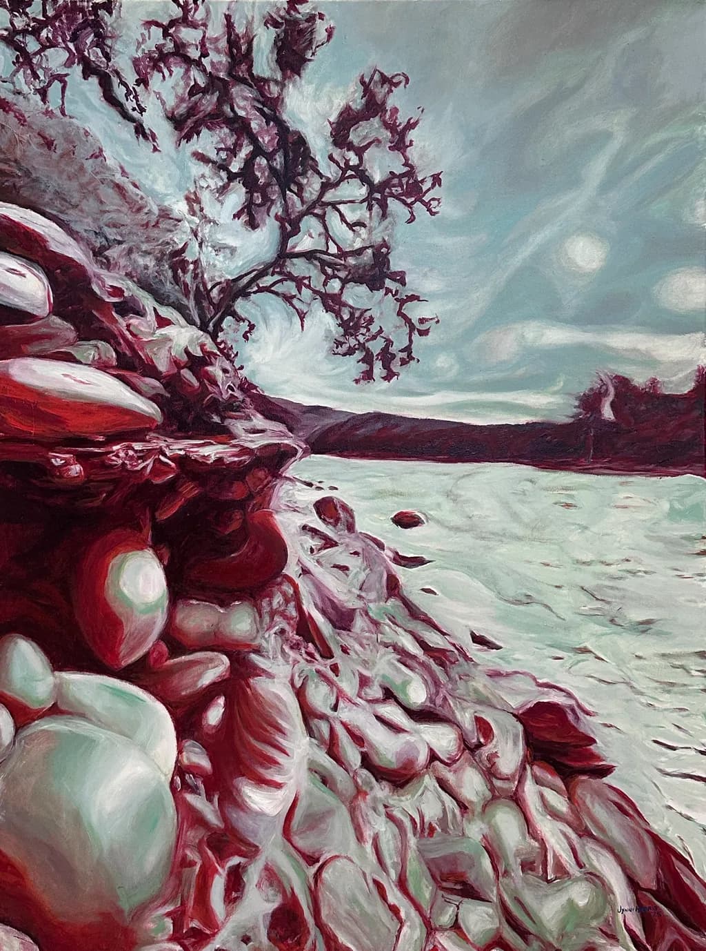 Crimson Shoreline