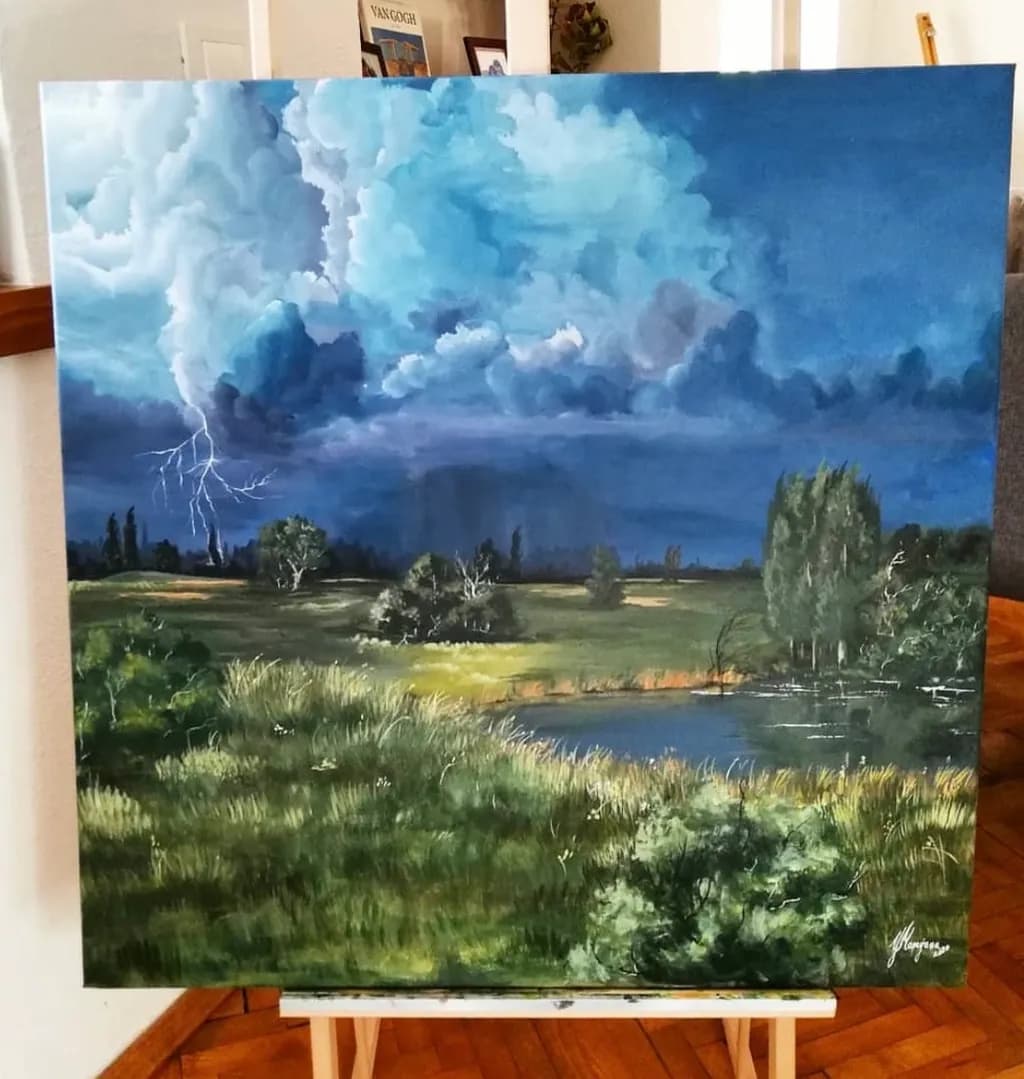 Storm Over Meadow