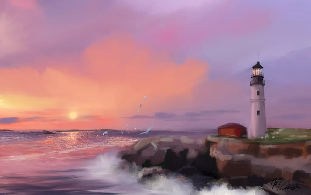 Lighthouse Sunset