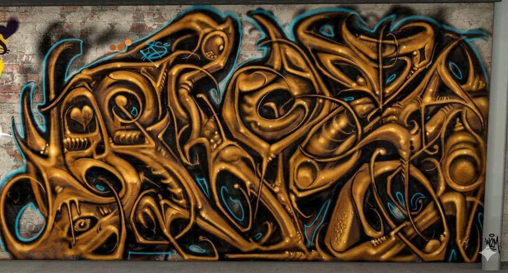 Metallic Maze