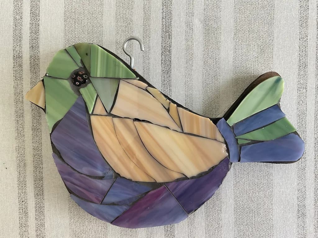 Colorful Mosaic Bird