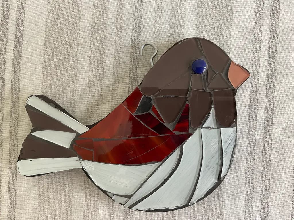Stained Glass Sparrow
