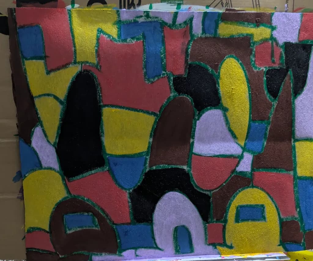 Abstract Shapes Composition