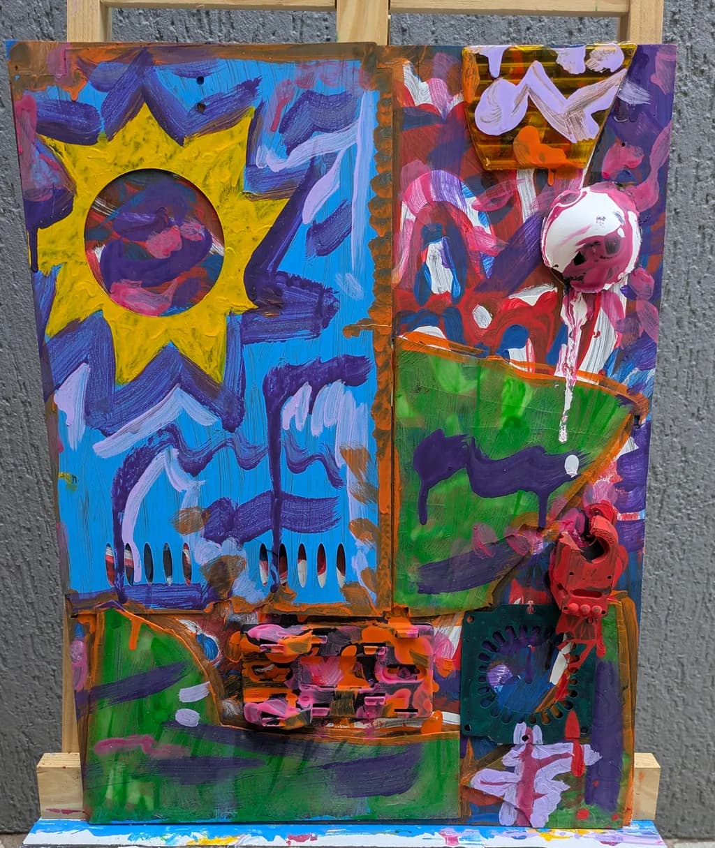 Abstract Panel Composition