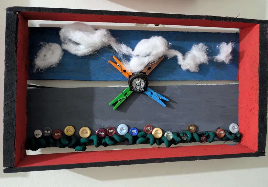 Button Garden Clouds