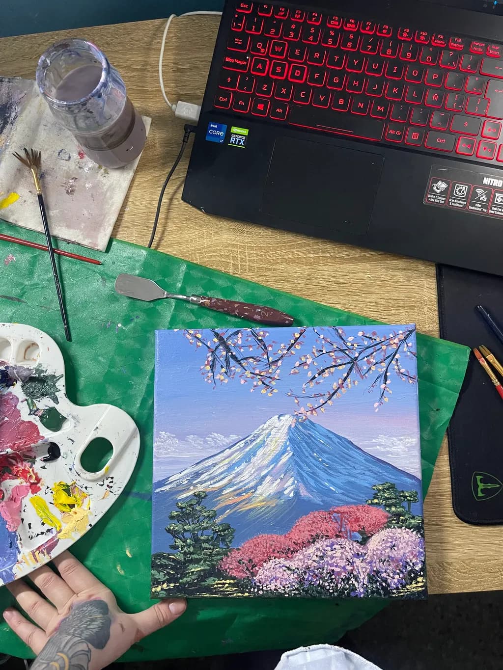 Mountain Blossom View