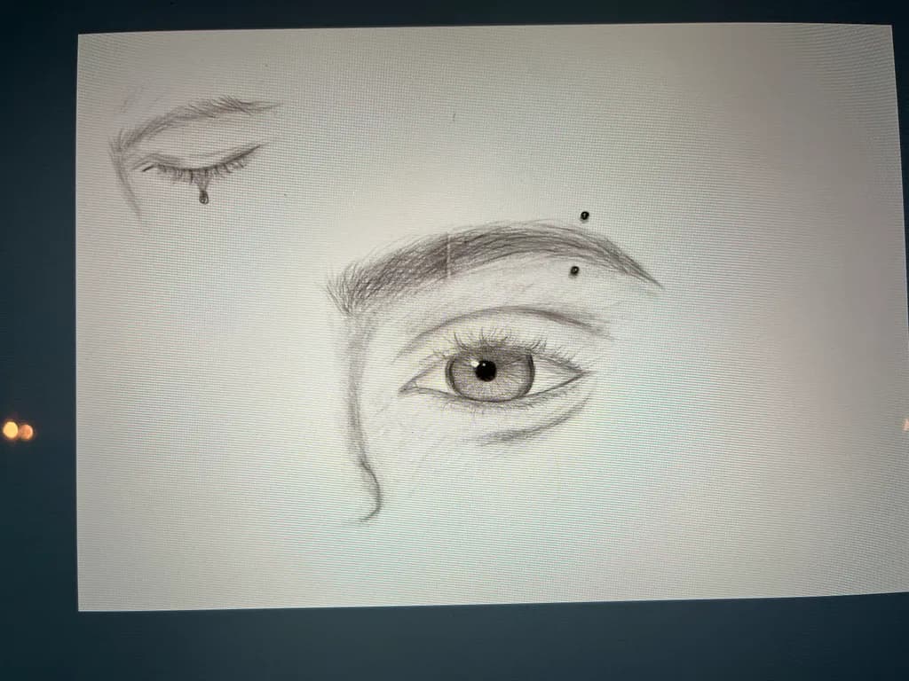 Tearful Gaze