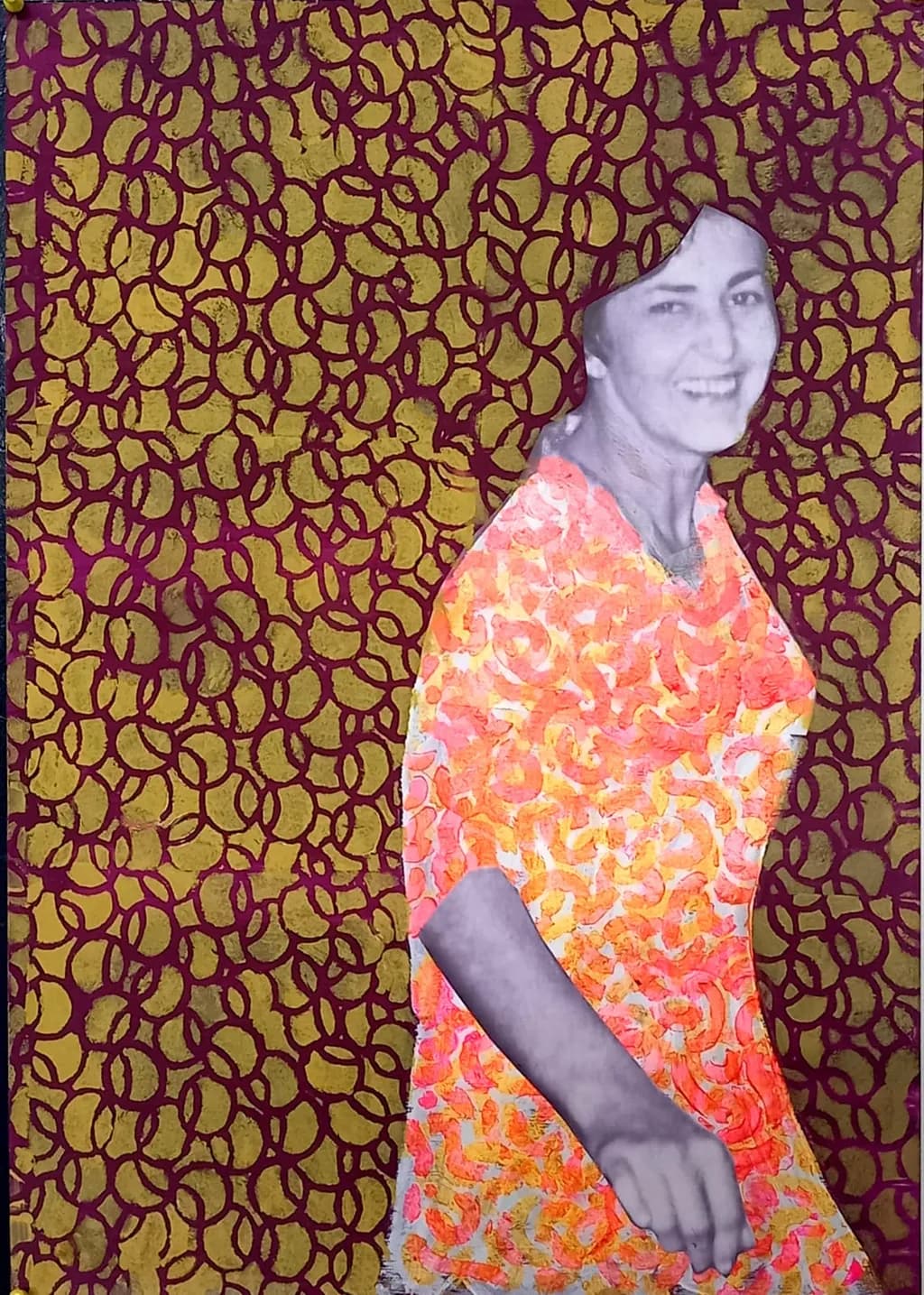 Colorful Collage Portrait