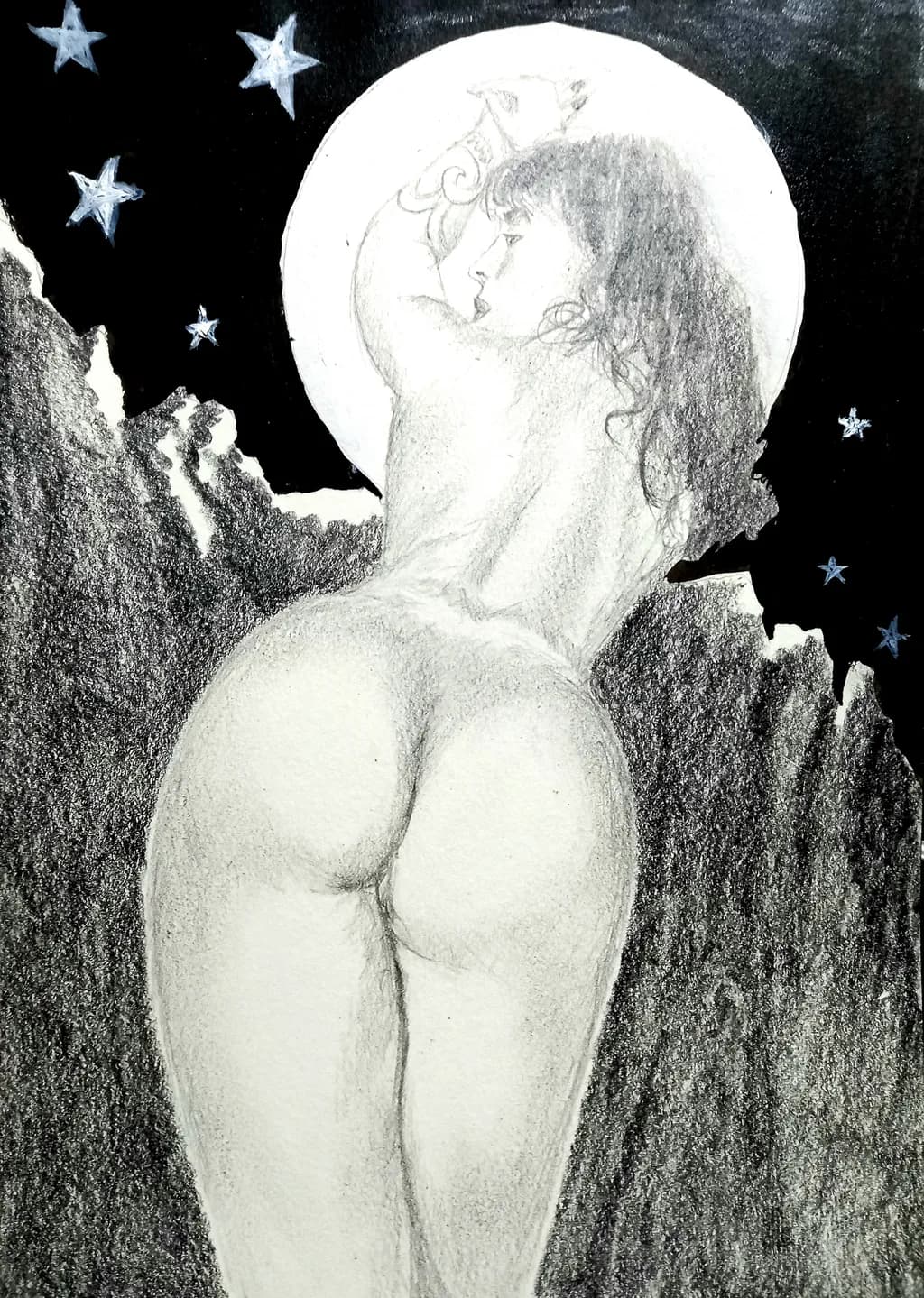 Moonlit Silhouette