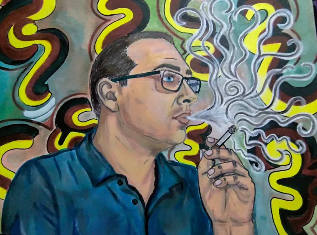 Smoke Patterns Portrait