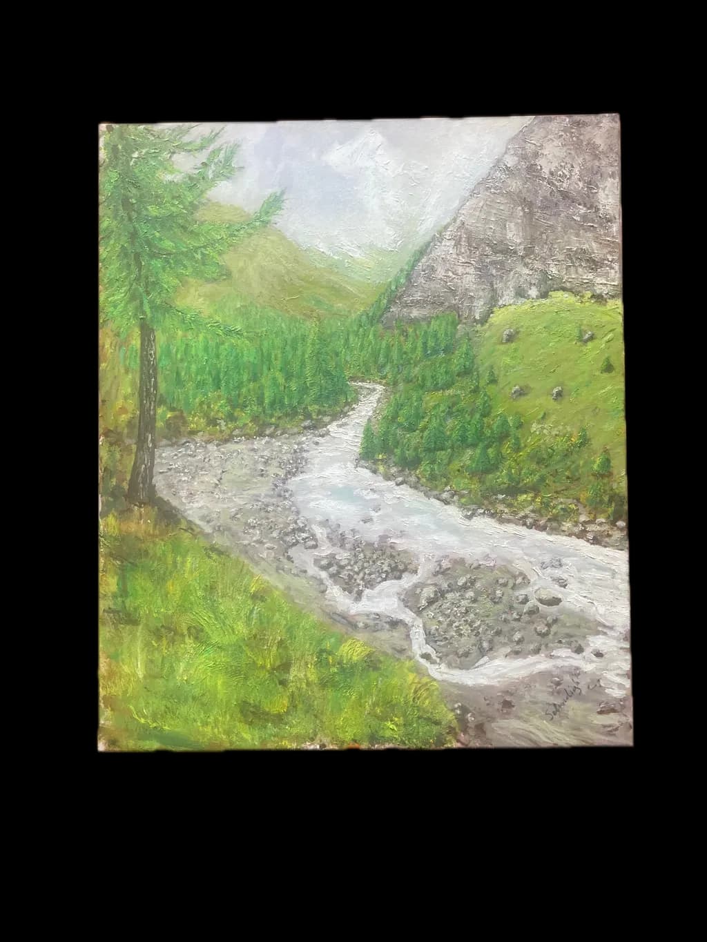 Mountain Stream Valley