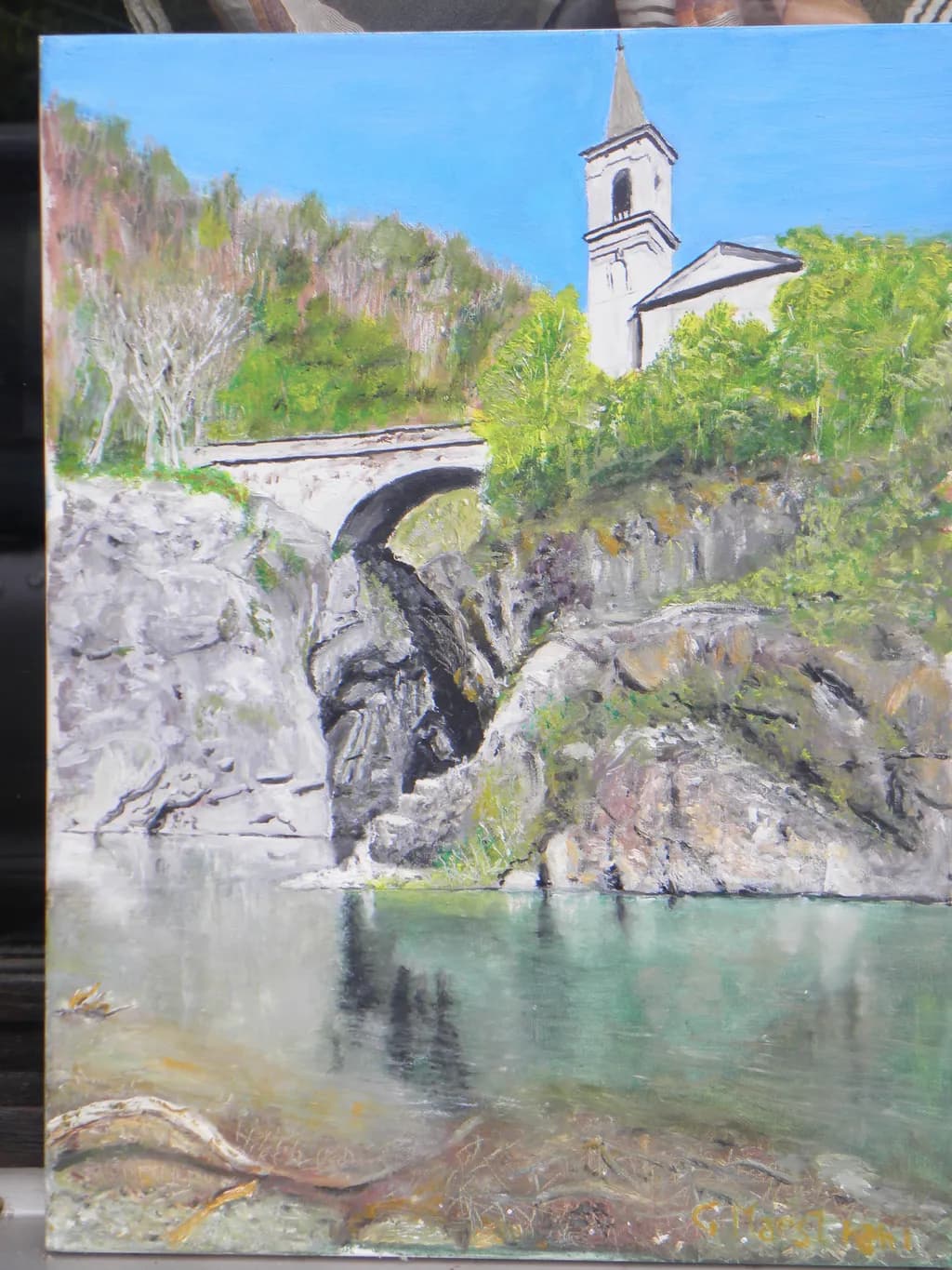 Church Above River Gorge