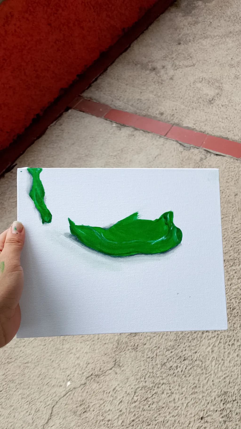 Green Brushstroke