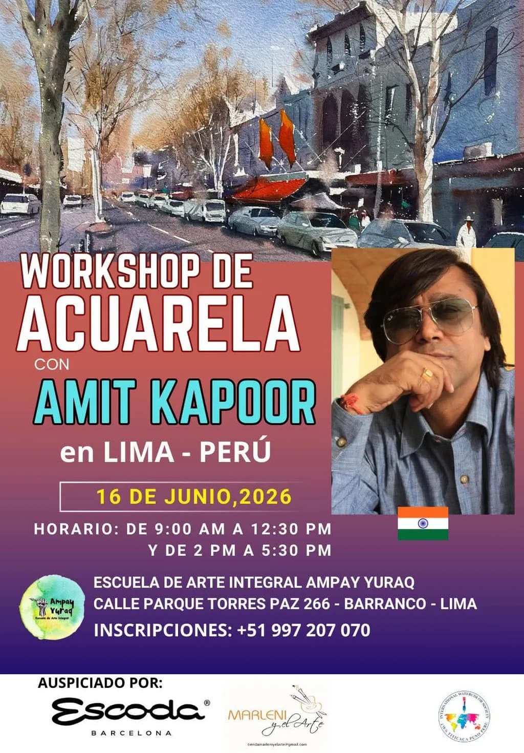 Lima Watercolor Workshop