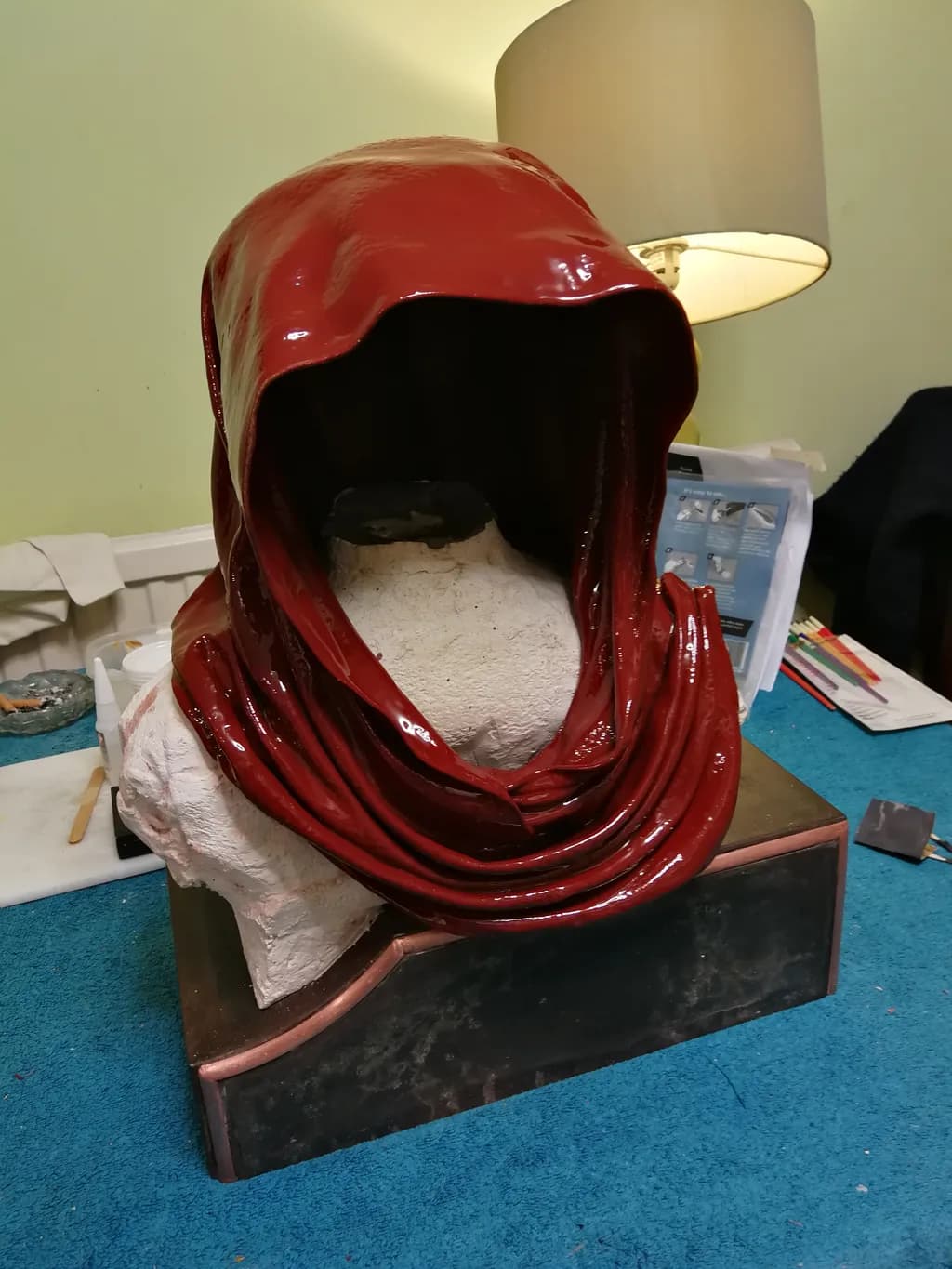 Crimson Veil Bust