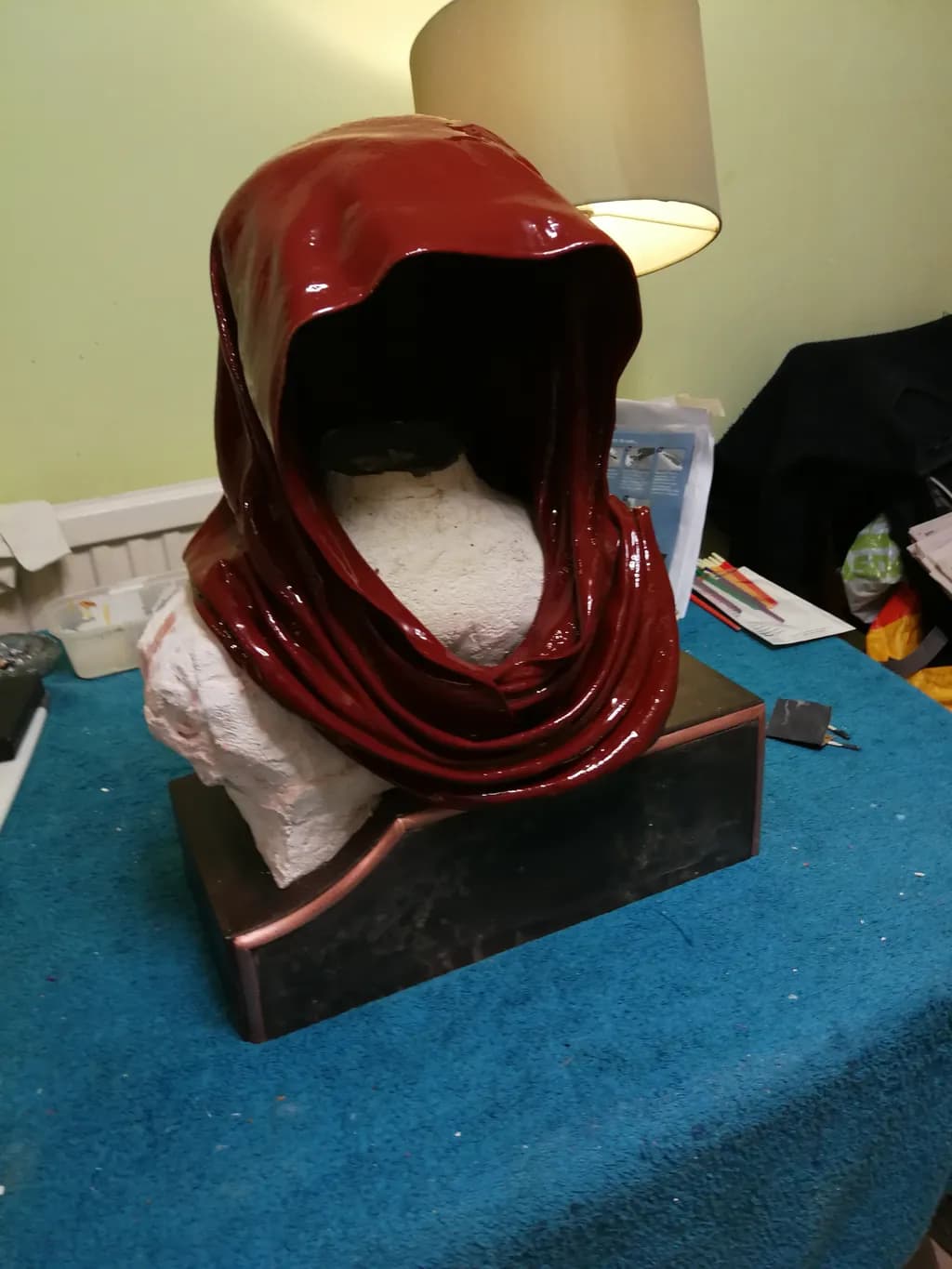 Crimson Veil Bust
