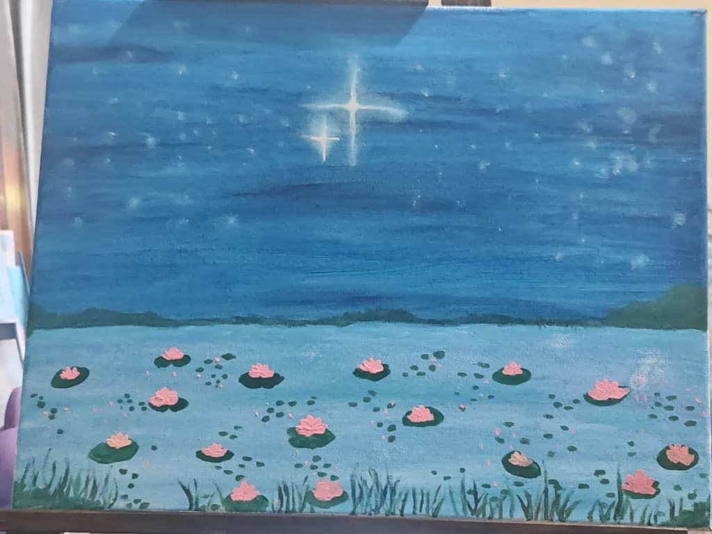 Lily Pond Nightfall