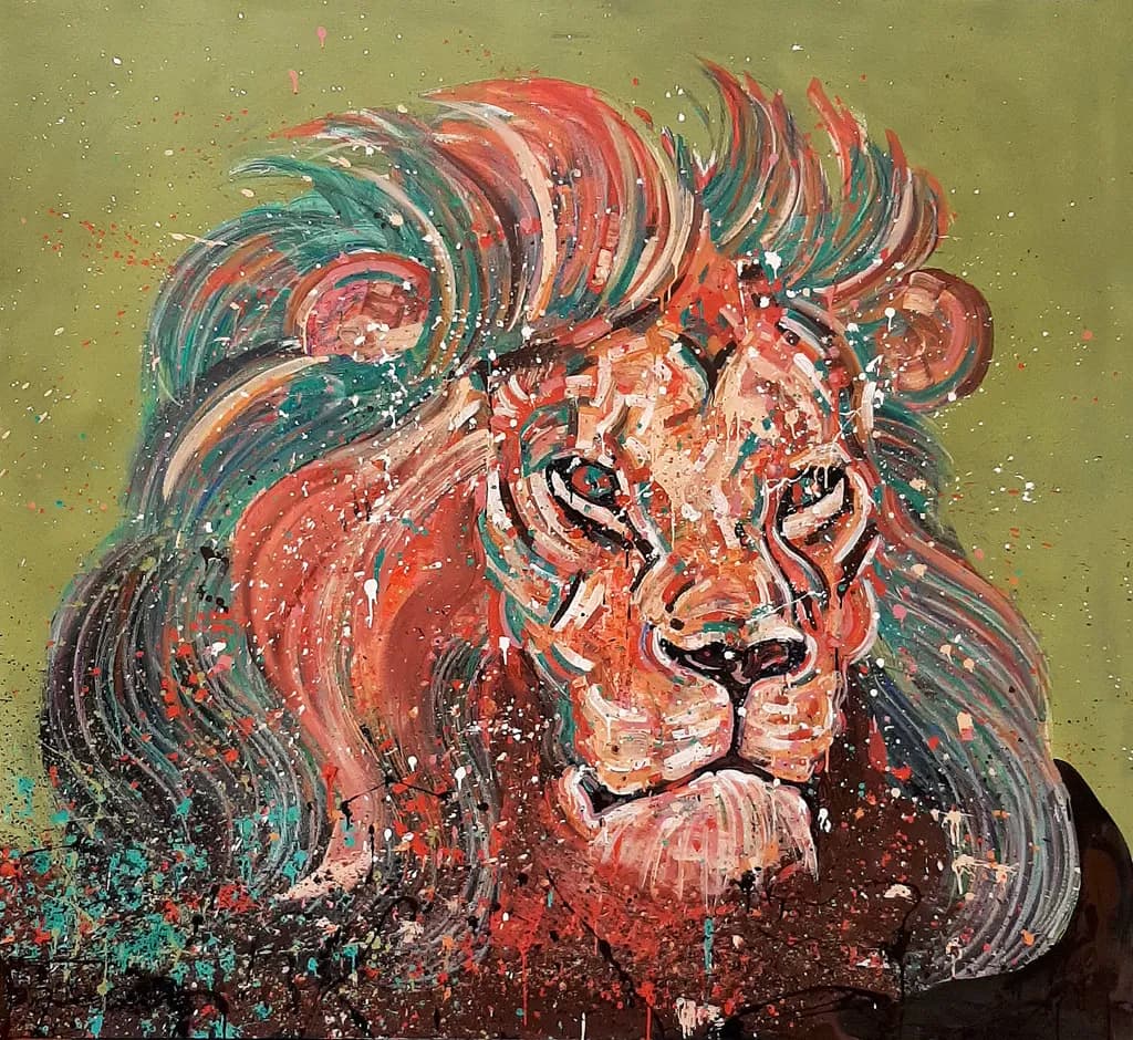 Face of Lion