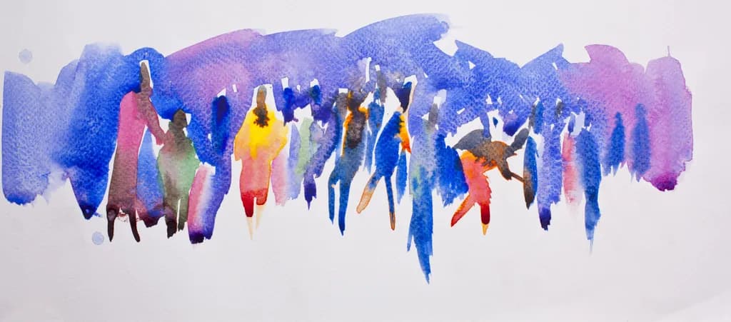 Colorful Silhouettes