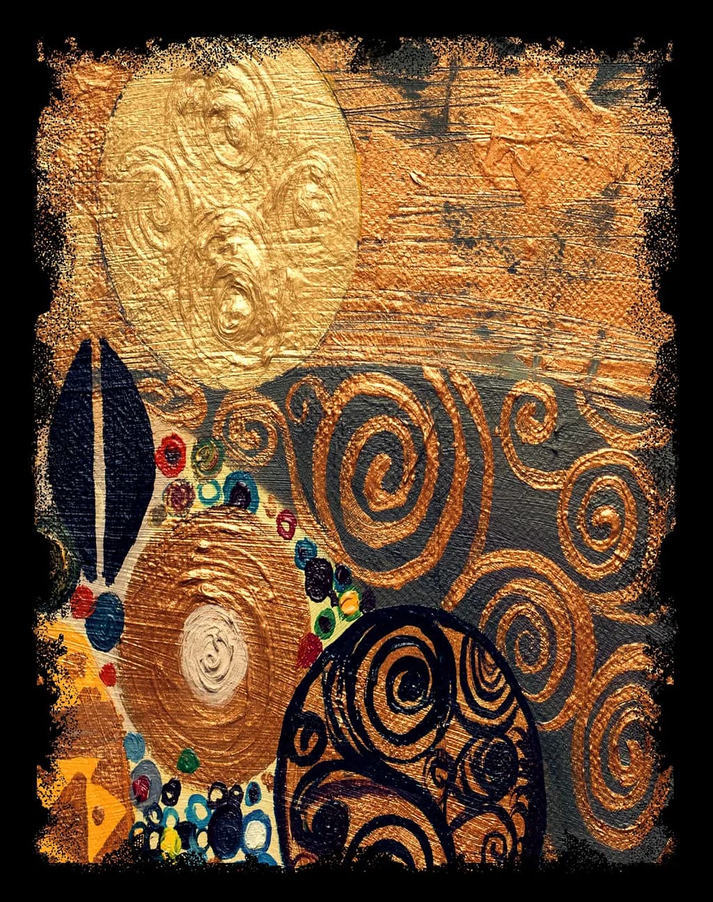 Golden Swirls