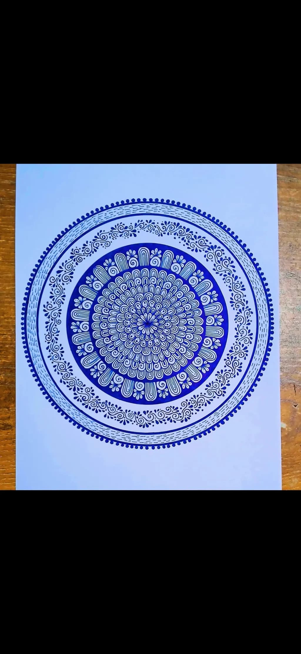 Blue Mandala Design