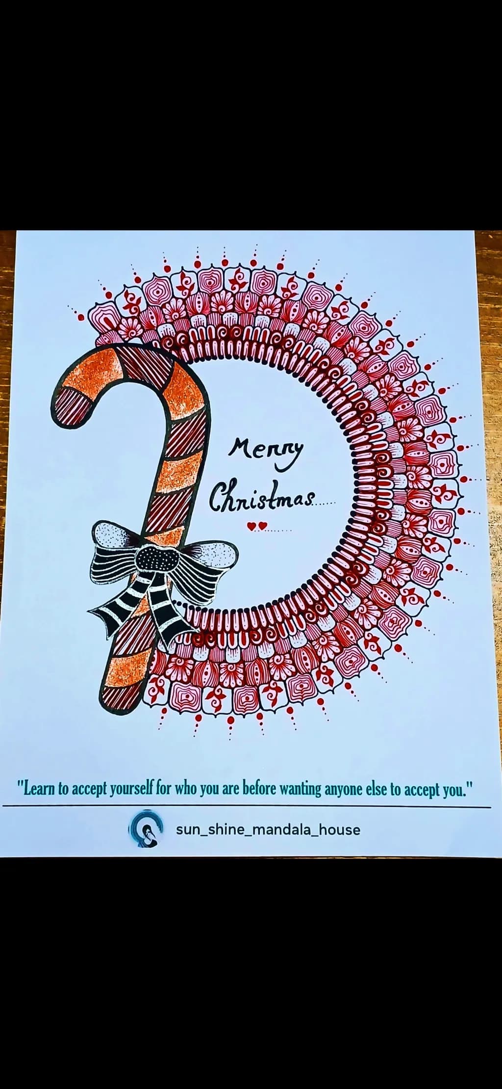 Candy Cane Mandala