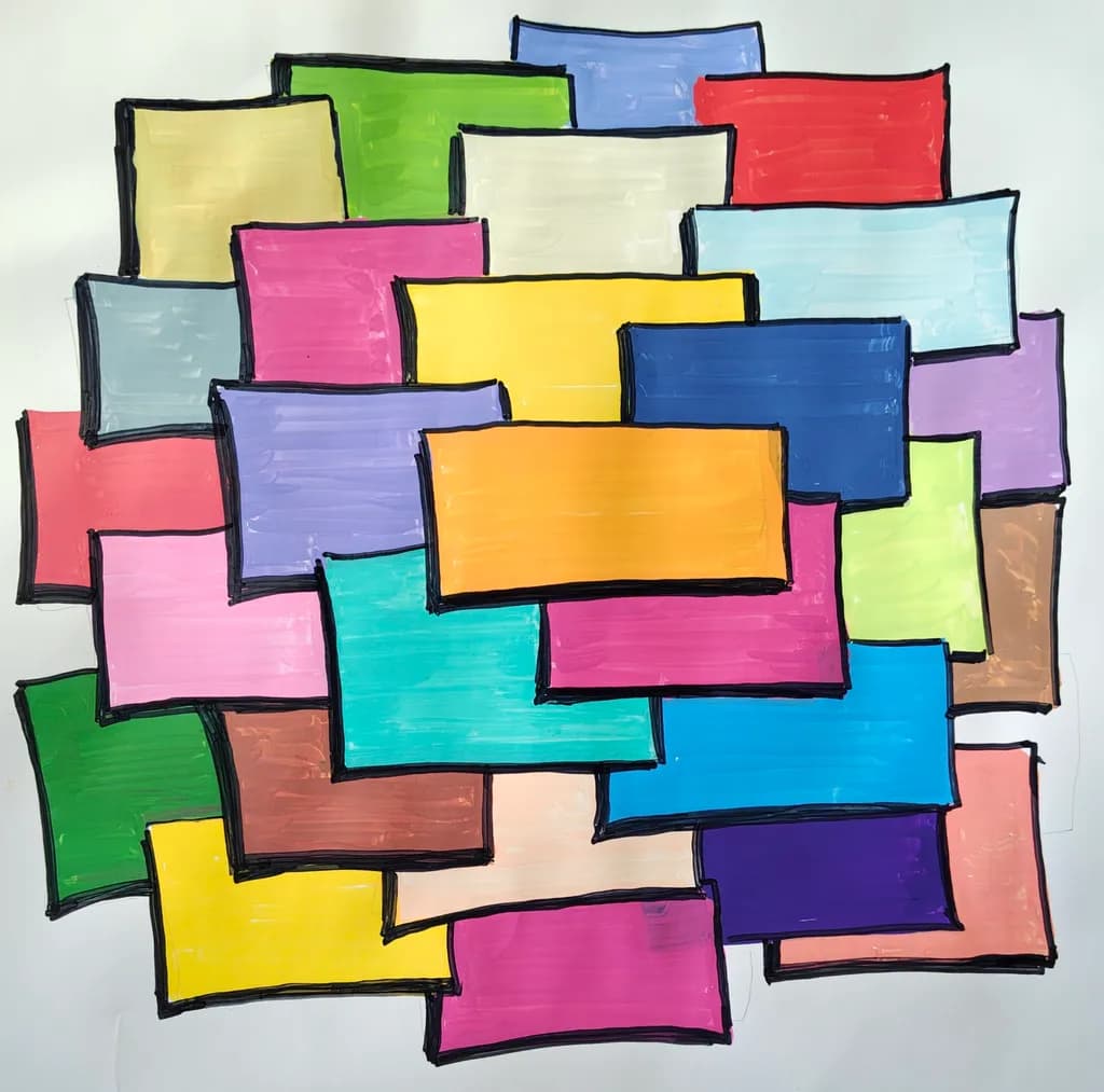 Color Block Mosaic
