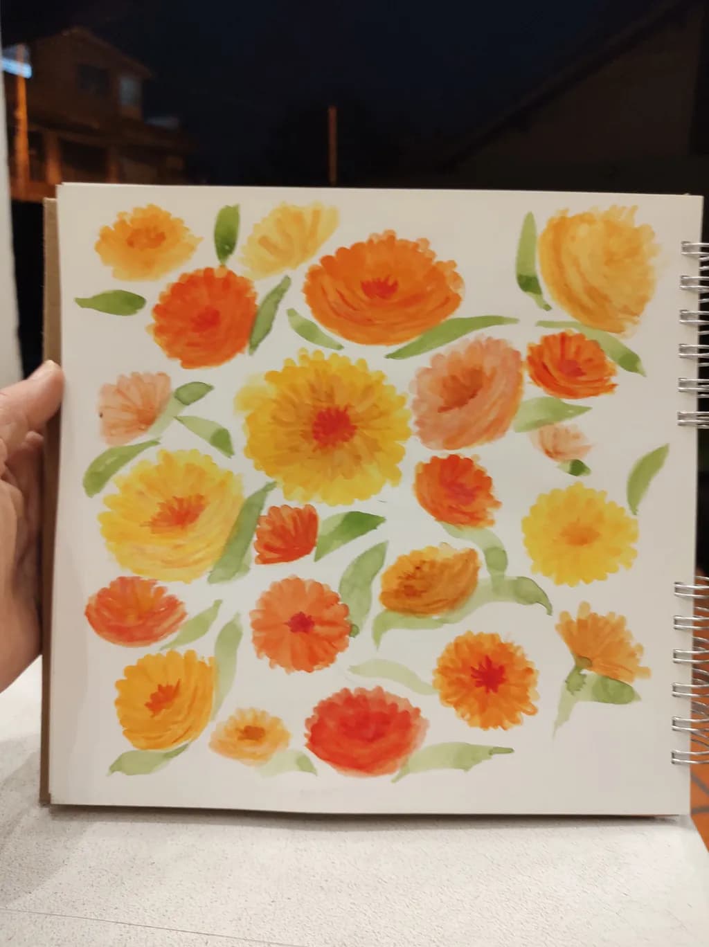 Golden Garden Blooms