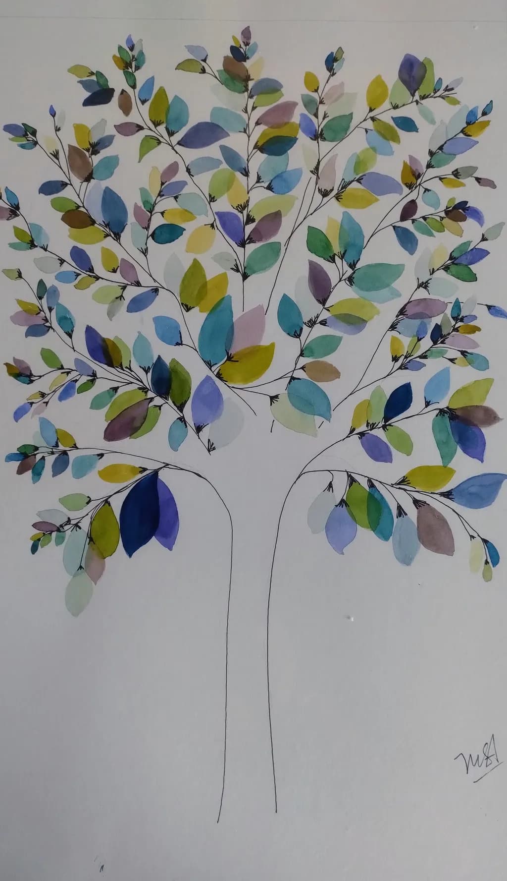 Colorful Leaf Tree