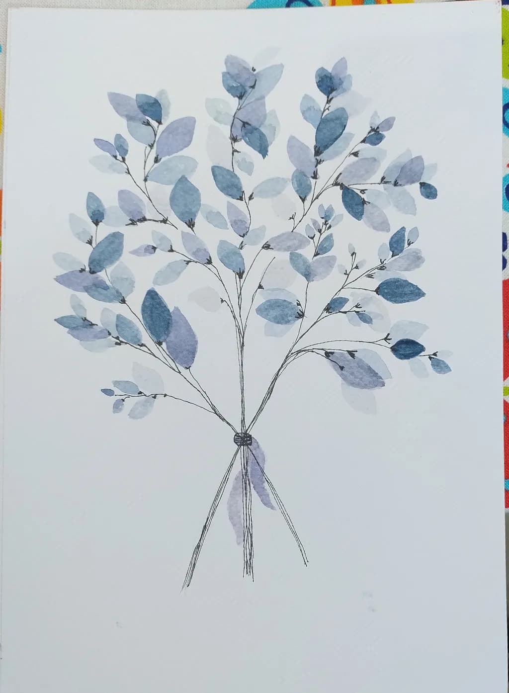 Blue Leaf Branches