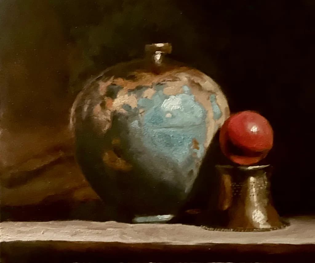 Whispers of Time: A Still Life of Patina and Form