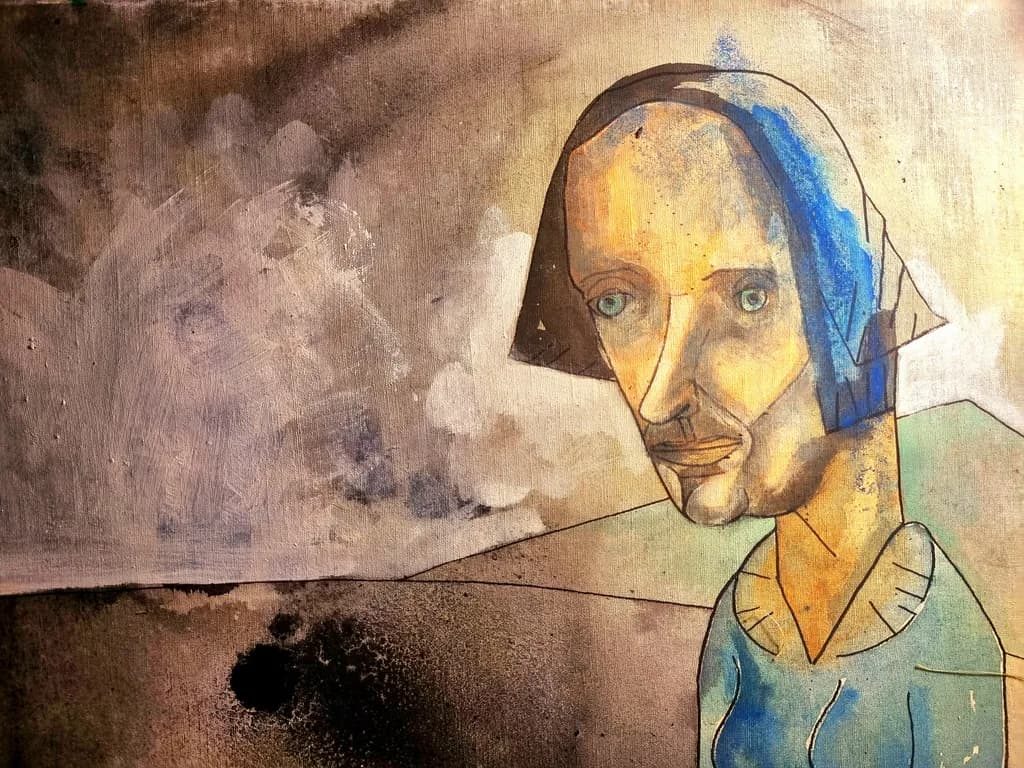 Contemplative Figure