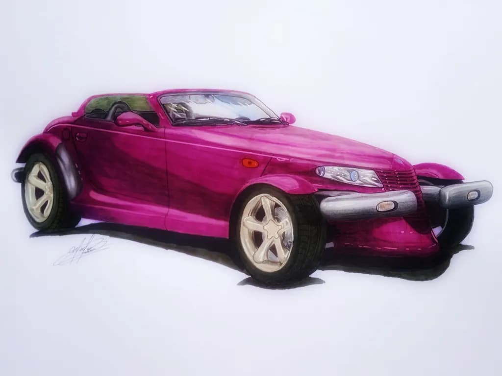Pink Convertible Dream