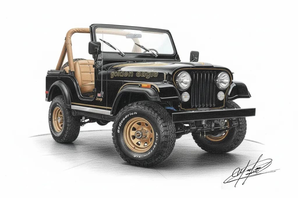 Golden Eagle Jeep
