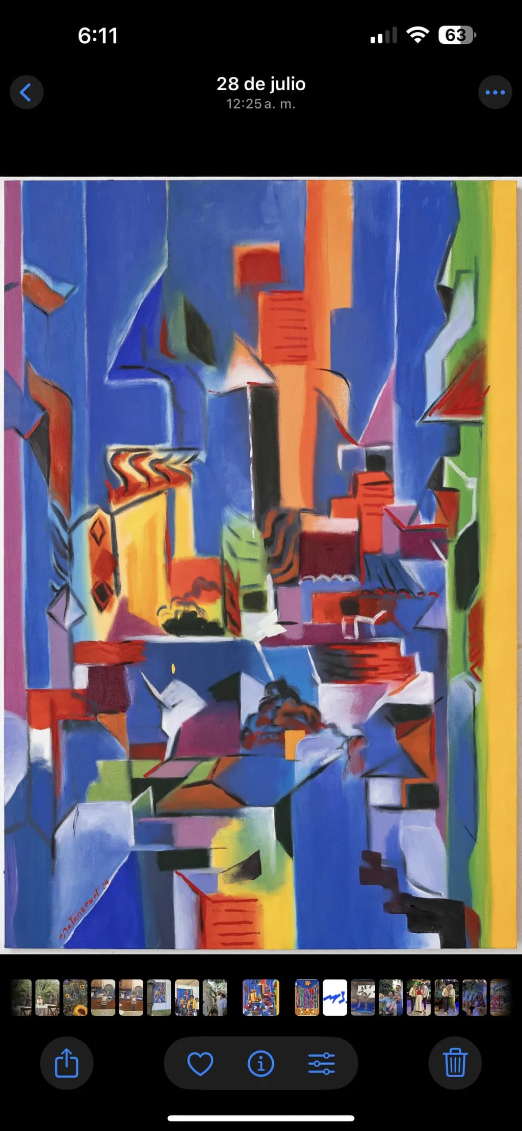 Abstract Cityscape