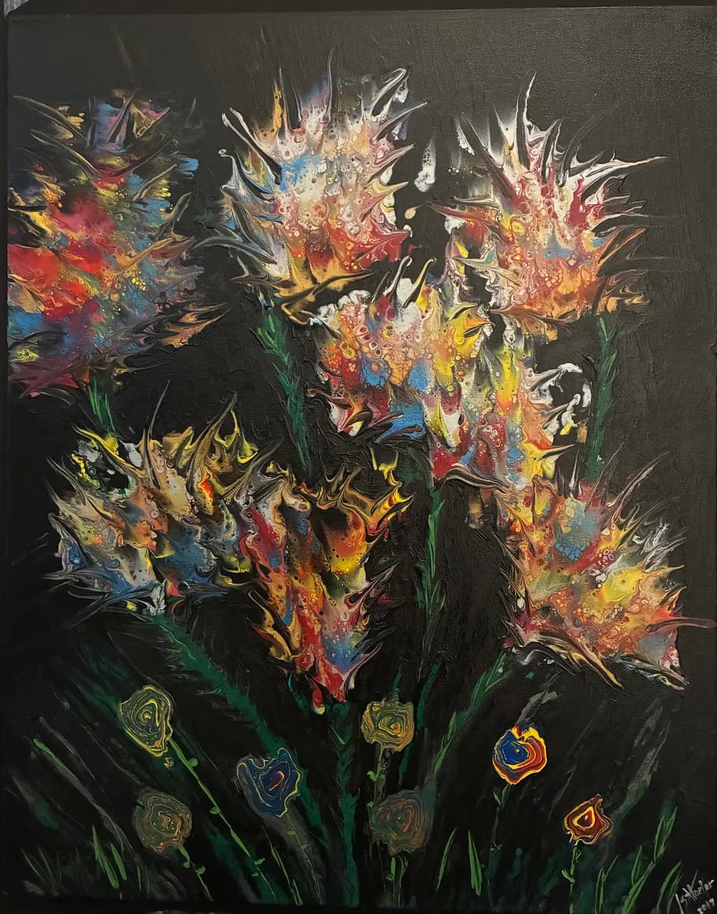 Flaming Blooms