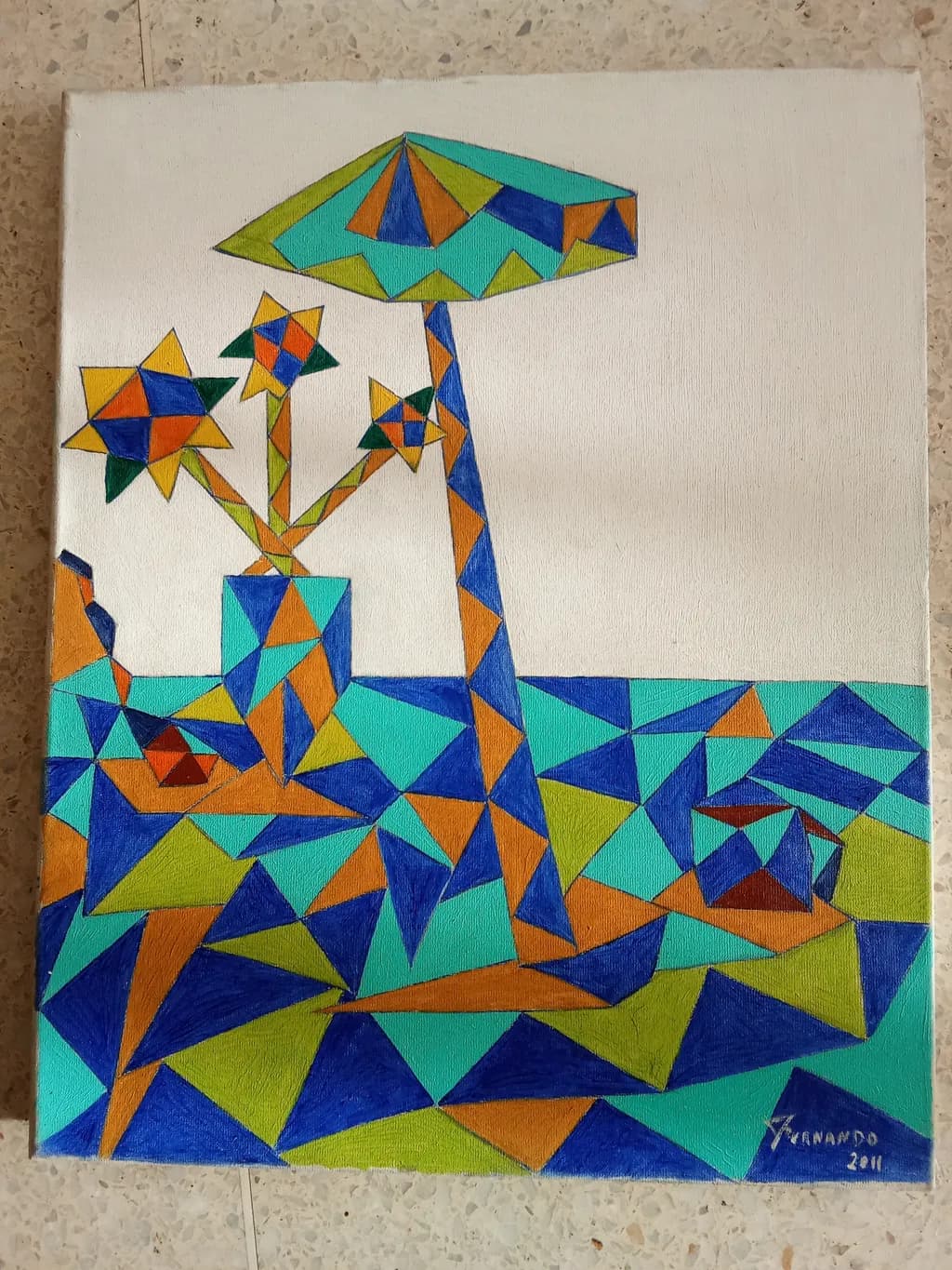 Geometric Beach Bliss