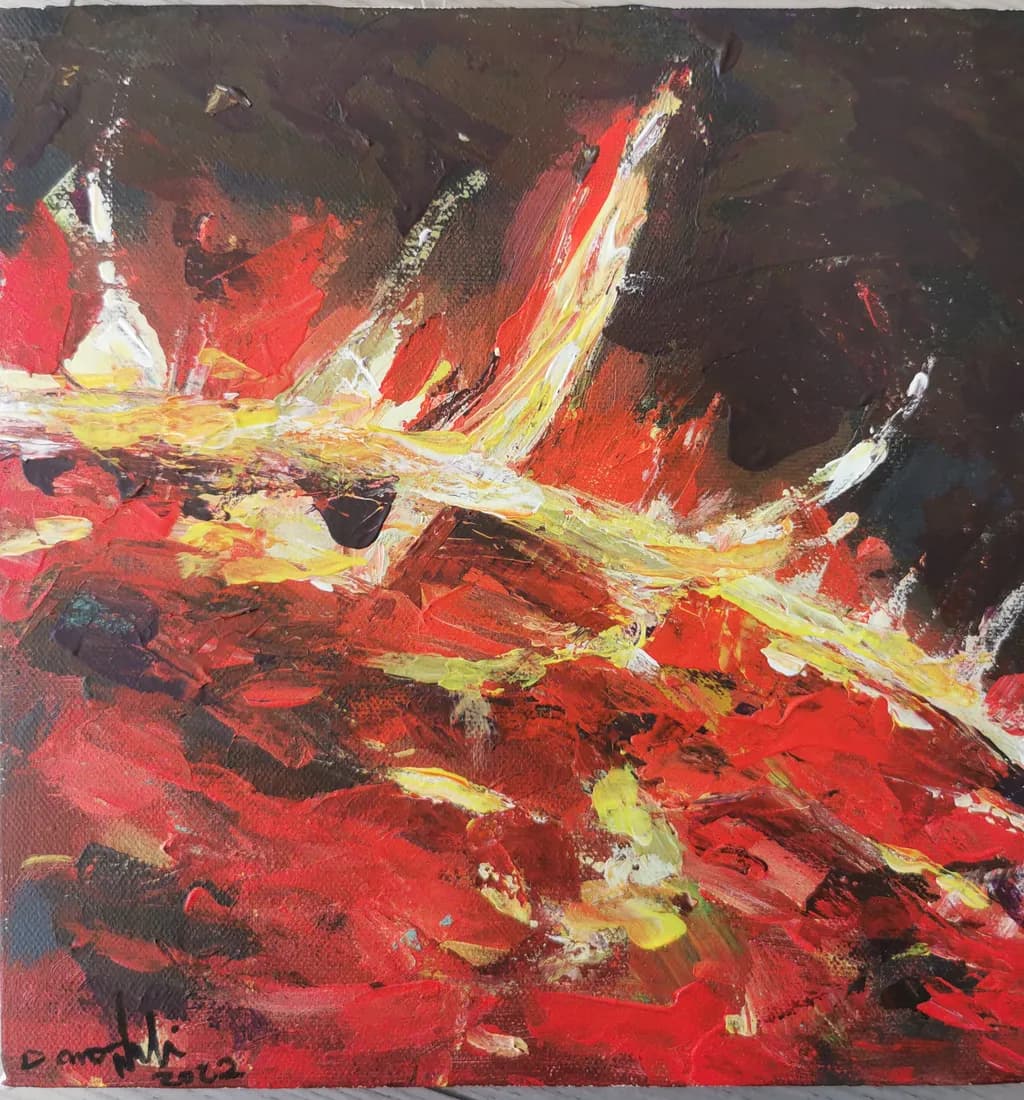 Fiery Contrast