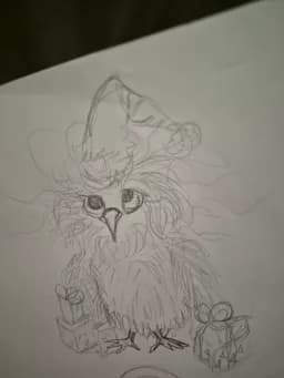 Festive Owl Guardian