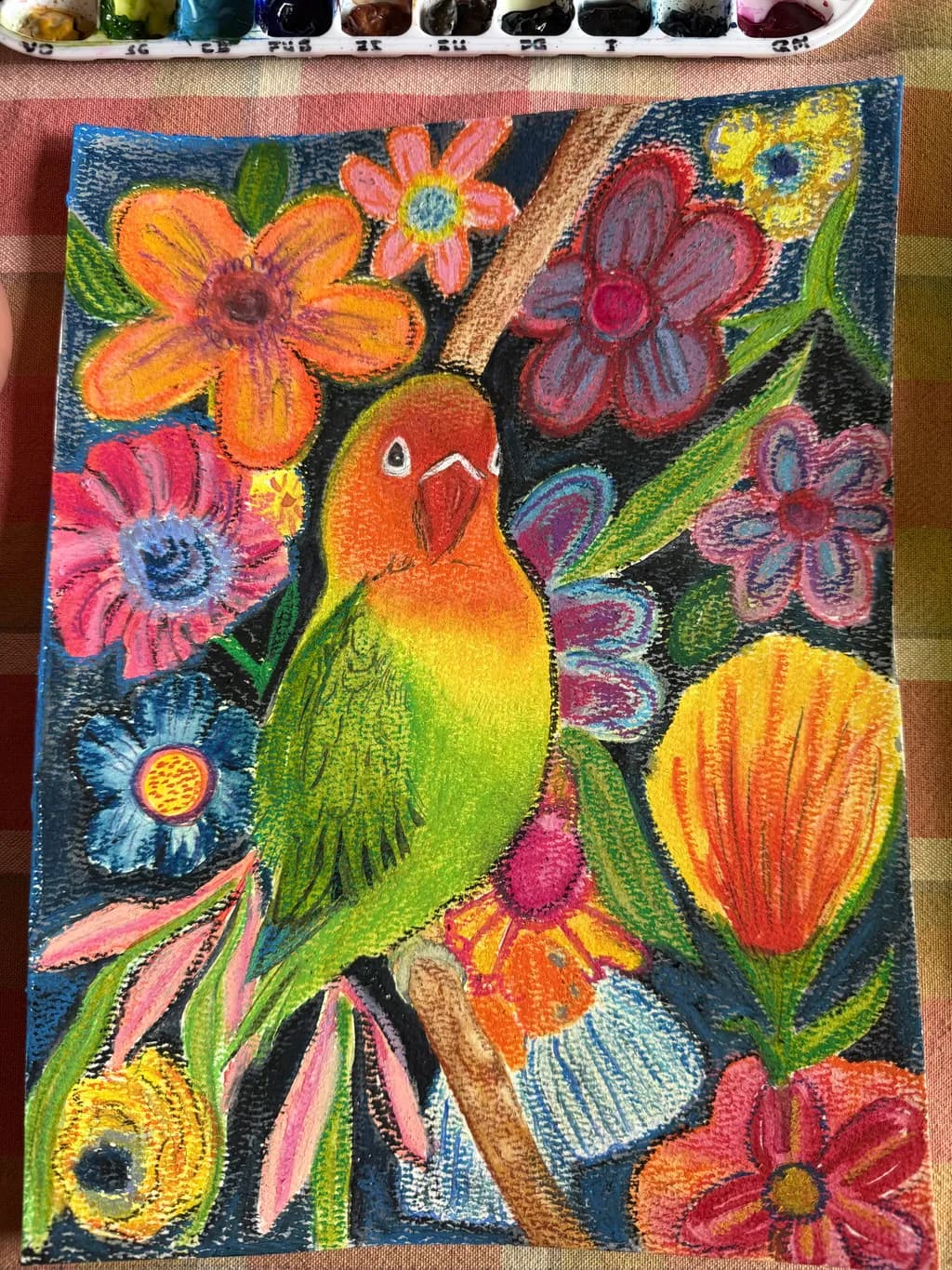 Colorful Parrot Blossom
