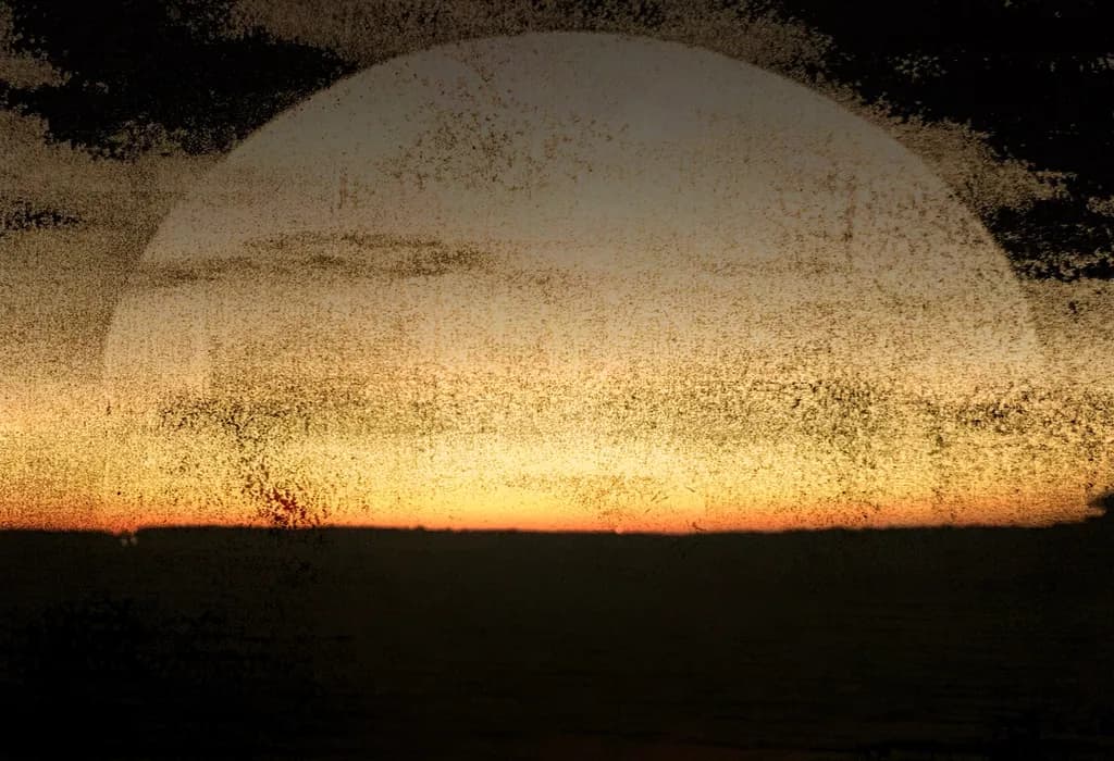 Whispers of Dusk: A Dreamy Horizon Embraced by Mist