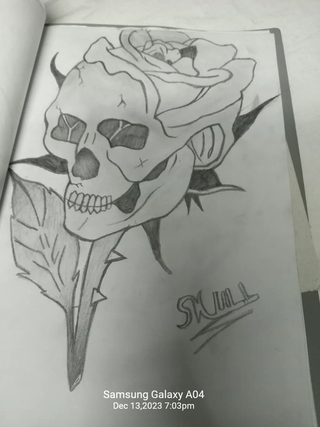 Skull and Rose