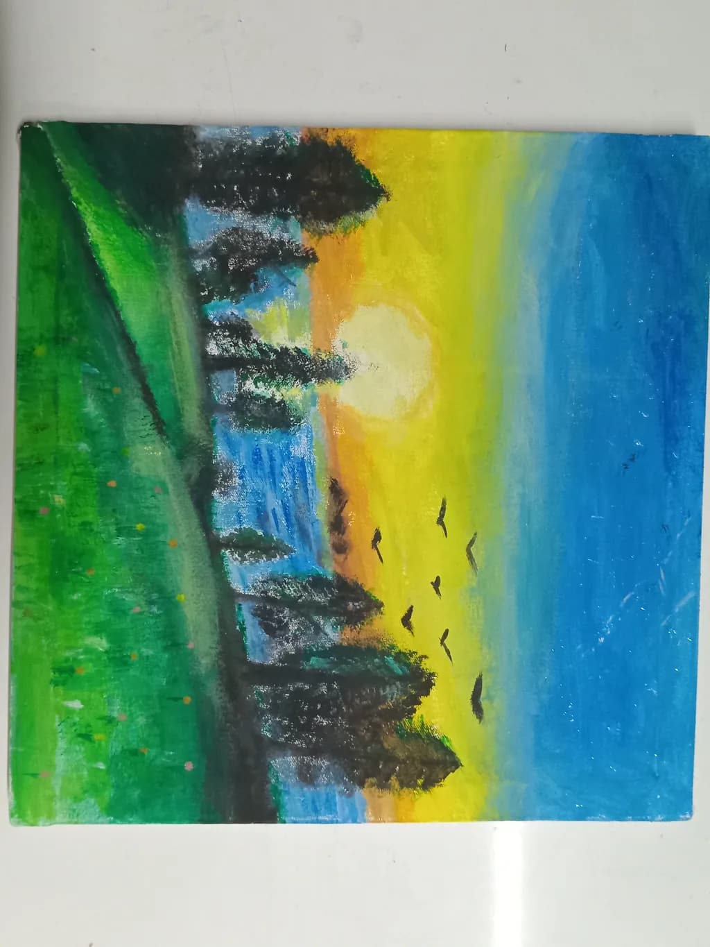 Colorful Sunset Landscape