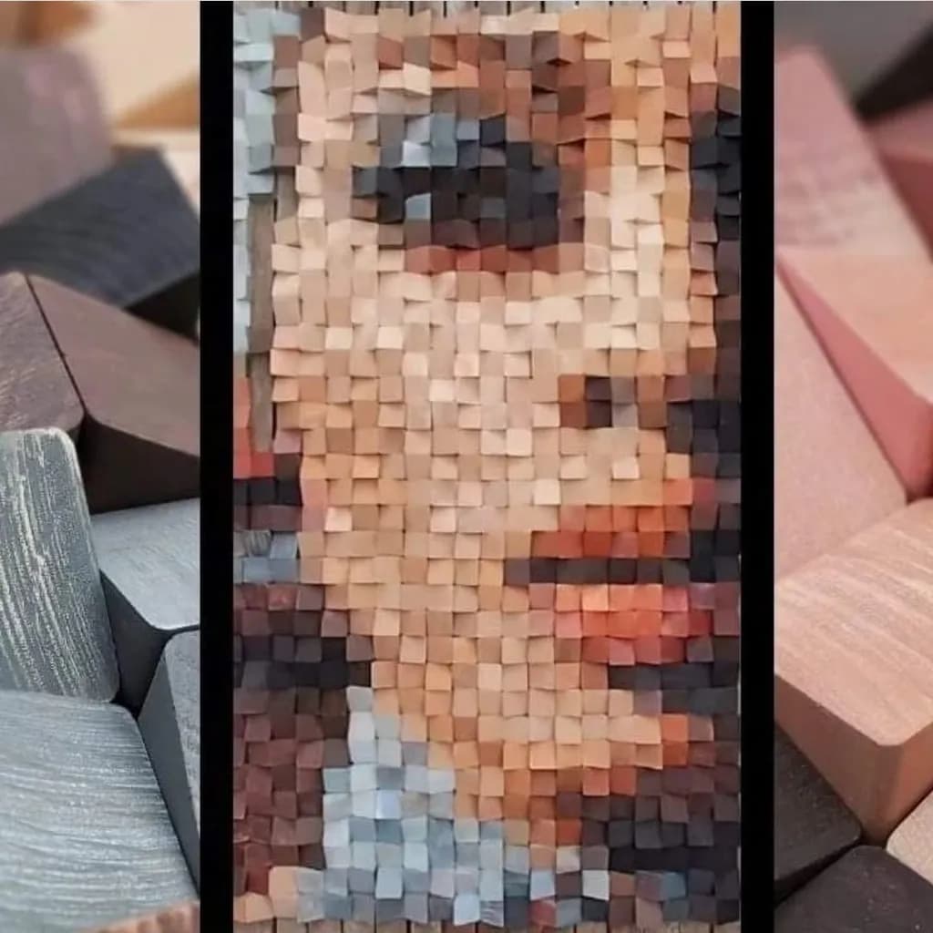 Pixelated Portrait Diana Ross