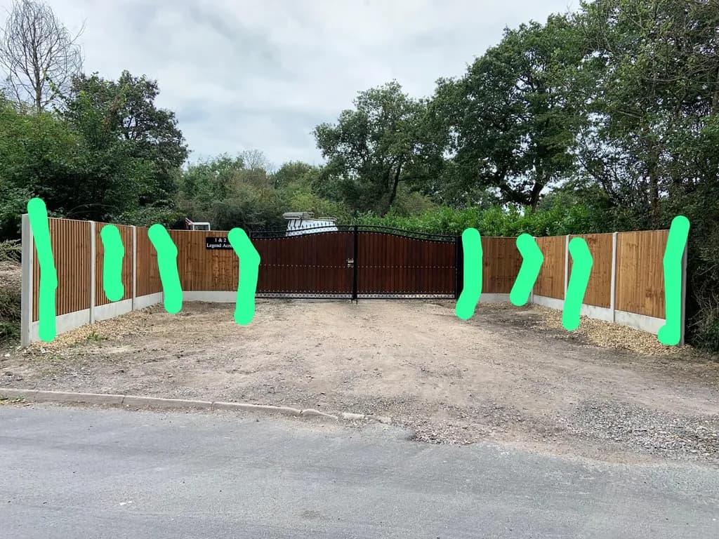 Wooden Gate Entrance