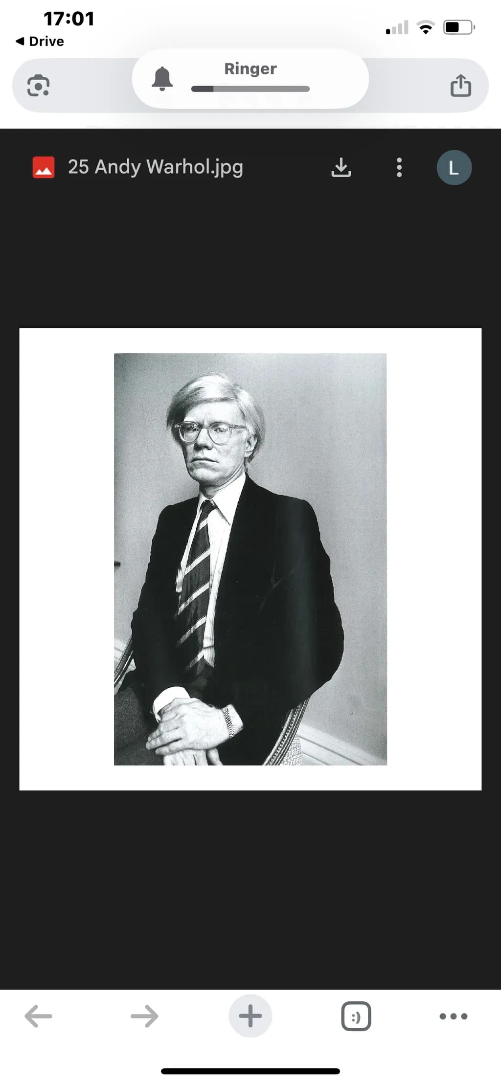 Andy Warhol Portrait
