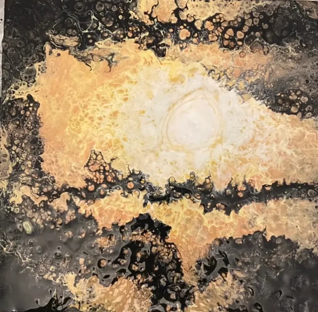 Éclat d'or et d'ombres